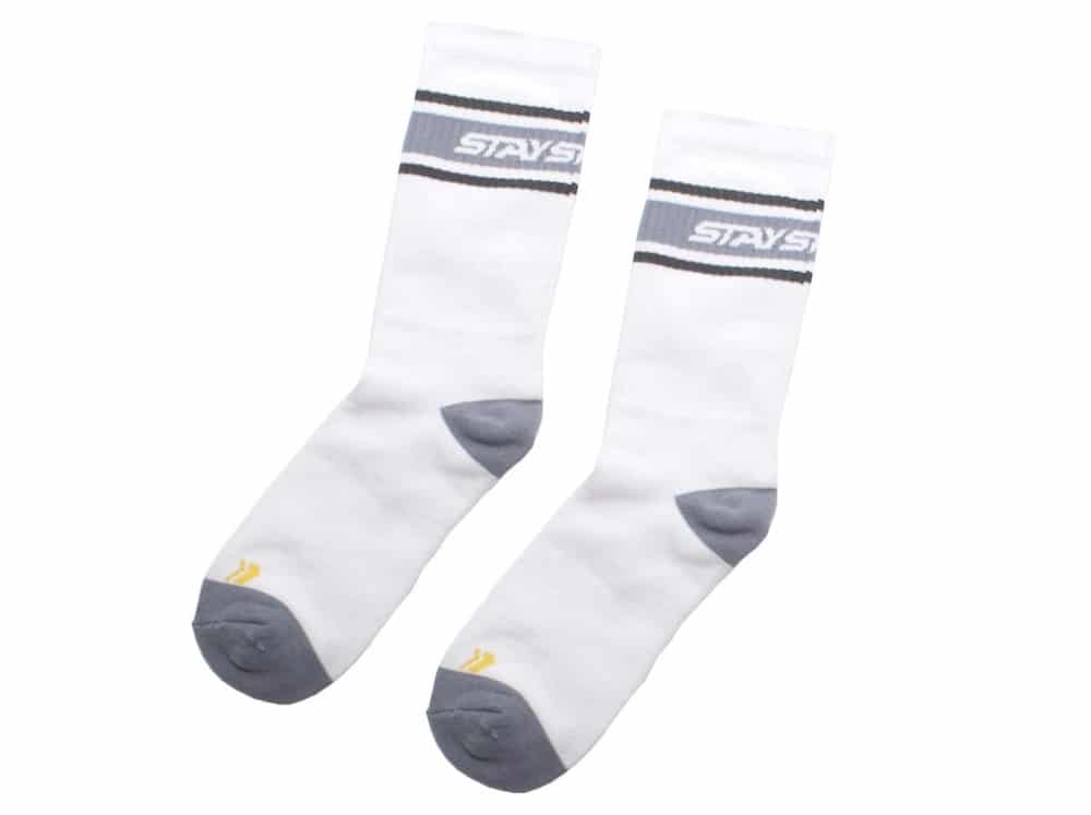 stay strong stripe socks