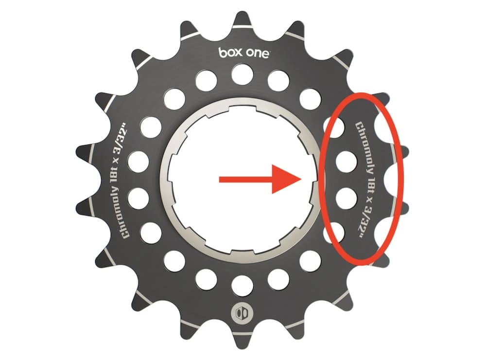 steel bmx race cogs