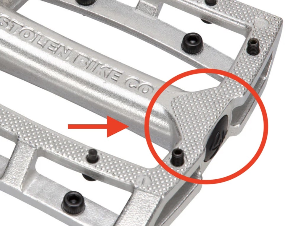 stolen throttle pedals knurled platform