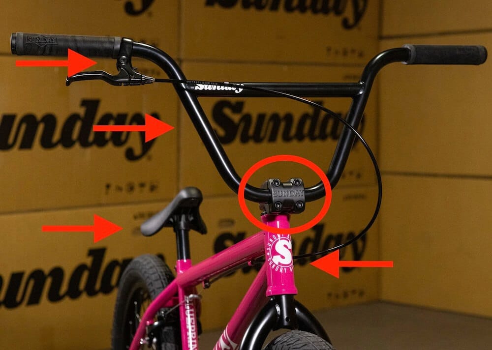 sunday 2027 blueprint bmx bike specifications