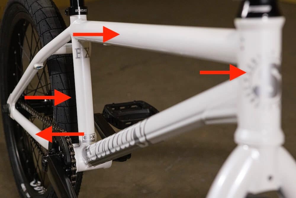 sunday 2027 ex julian arteaga bmx bike frame geometry