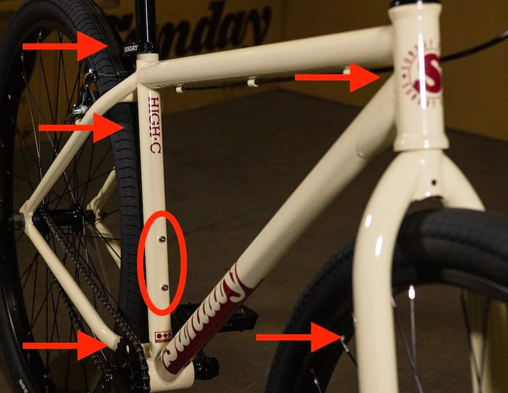sunday 2027 high c bike geometry specs weight price
