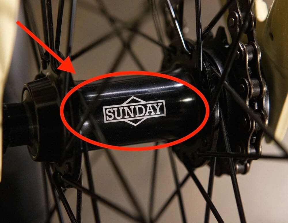 sunday 2027 high c bike sealed hubs and bearings