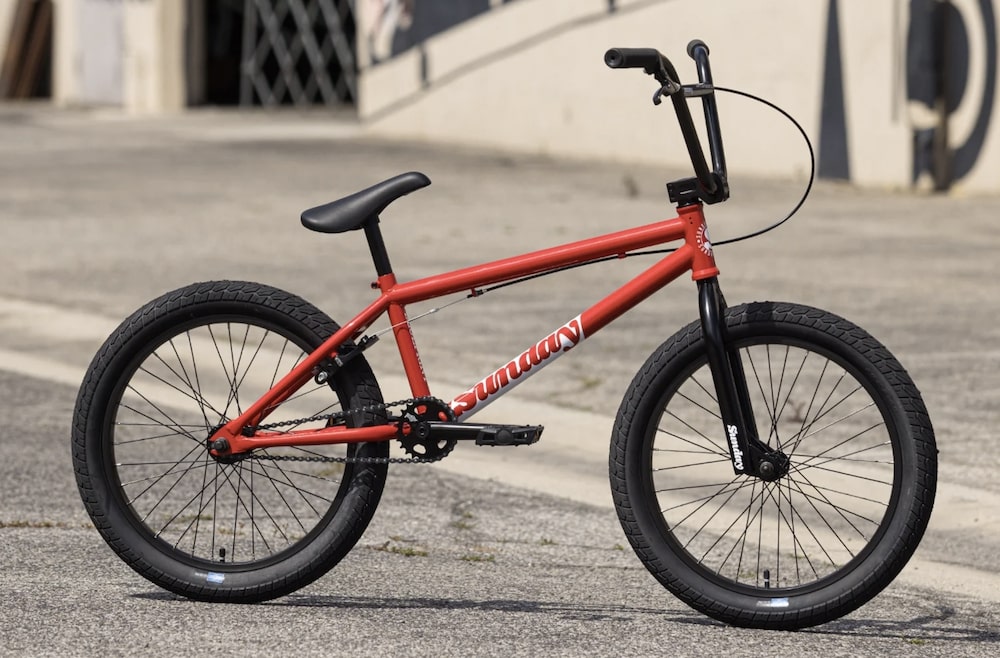 sunday blueprint bmx bike features