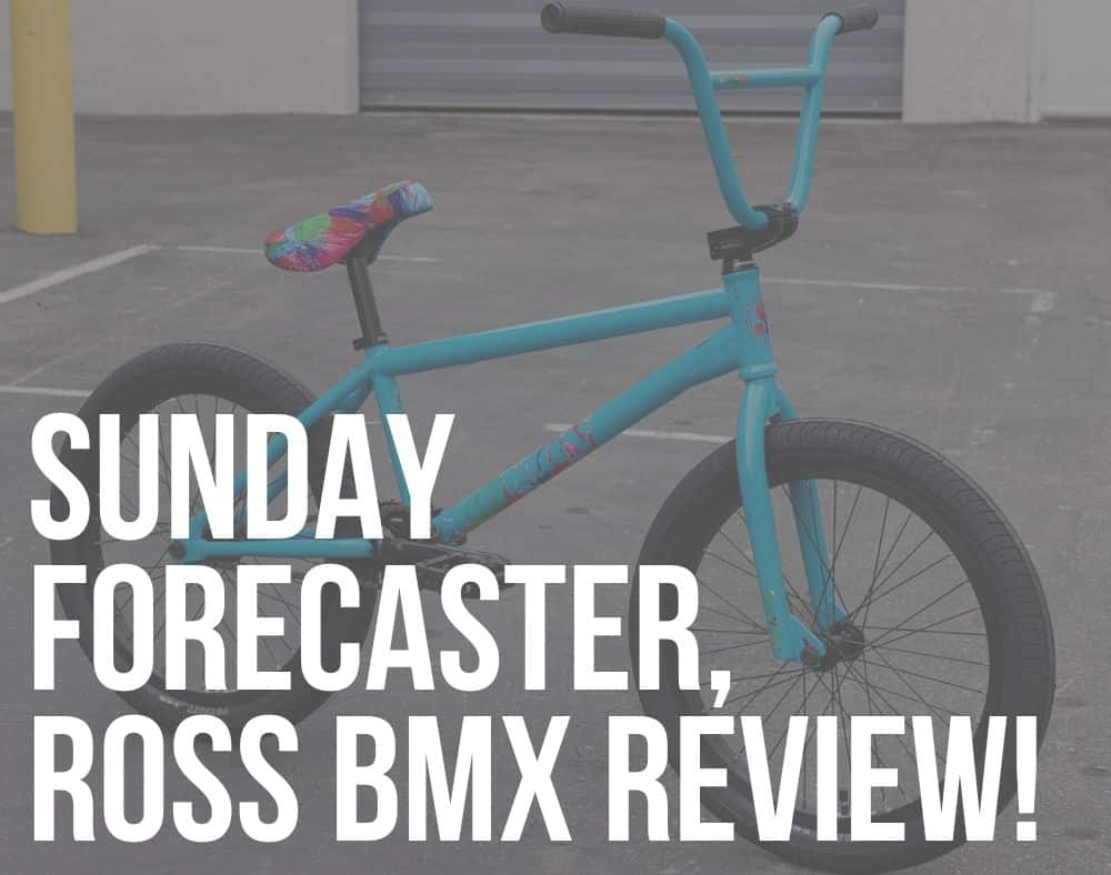 sunday forecaster aaron ross bmx bike review