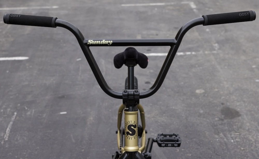 sunday forecaster broc raiford bmx bike frame bar geometry
