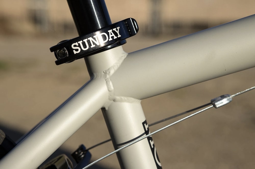 sunday model c bike convenient quick release seat post clamp
