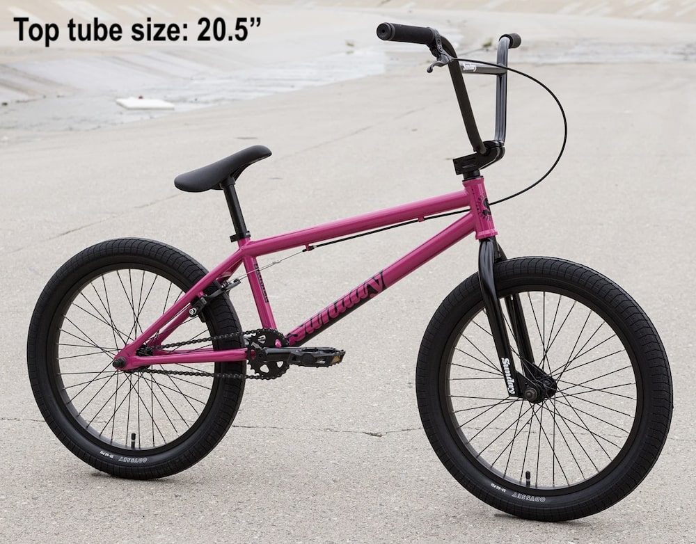 sunday primer bmx bike 20.5 top tube