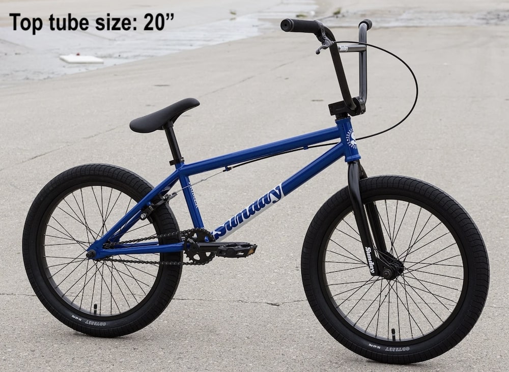 sunday primer bmx bike 20 top tube