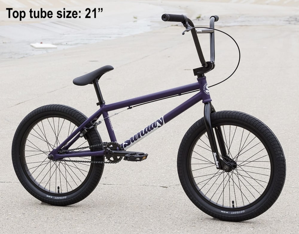 sunday primer bmx bike 21 top tube