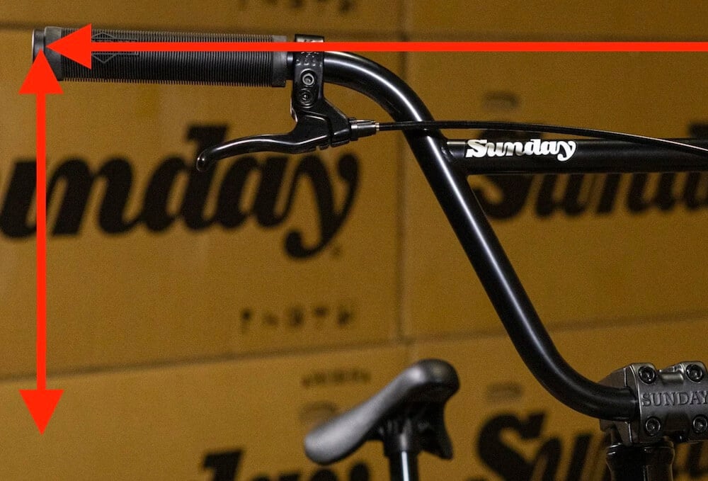 sunday primer bmx bike bar geometry