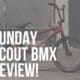 sunday scout bmx bike review