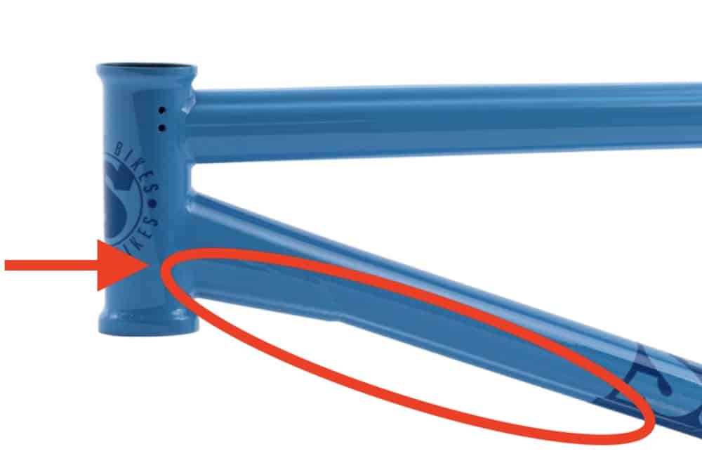 sunday soundwave bmx frame wave tubing