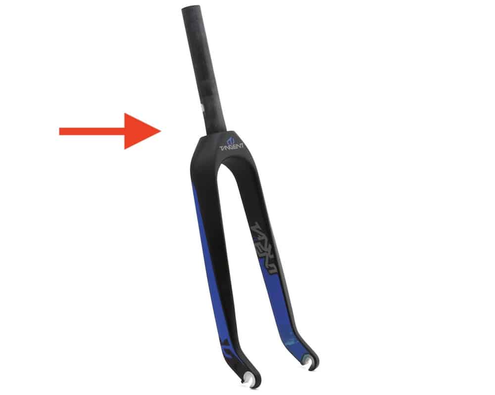 tangent faction carbon bmx race fork