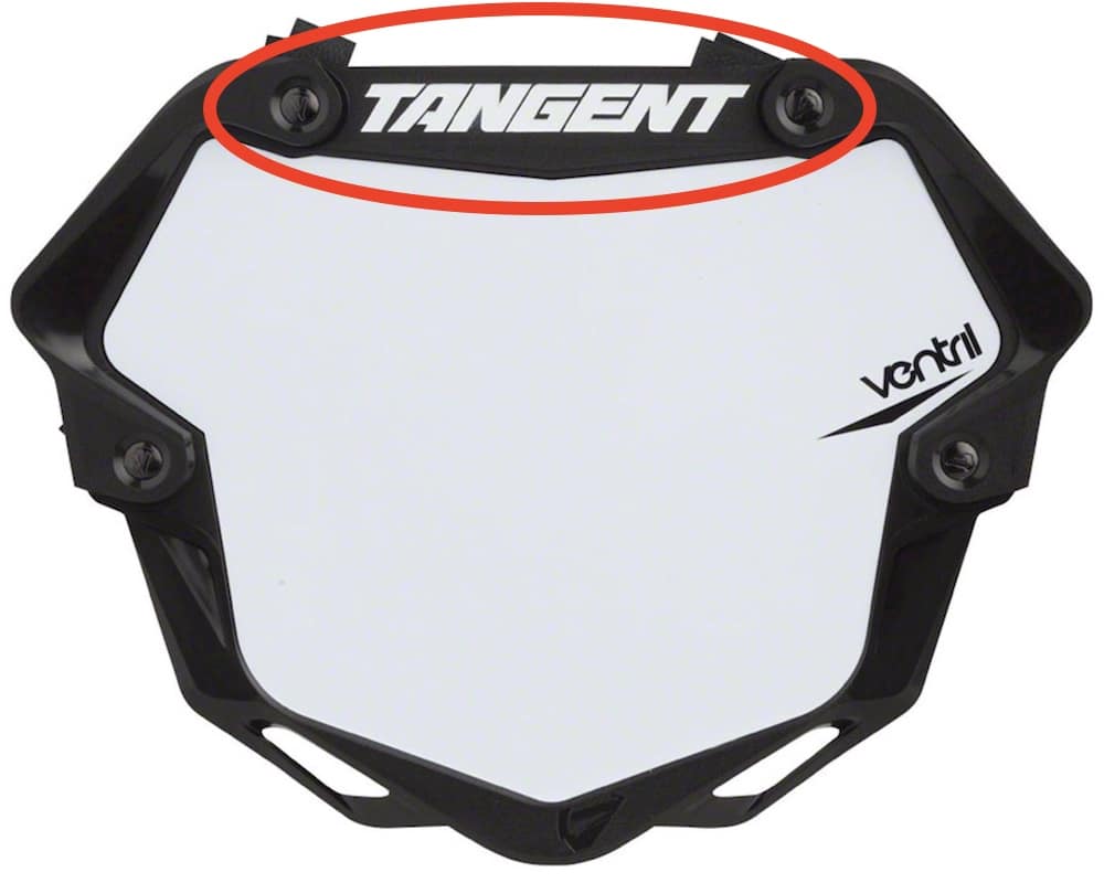 tangent ventril 3d number plate