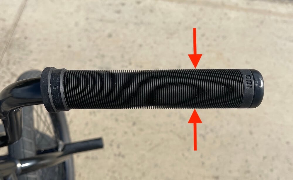 thin vs thick bmx grips