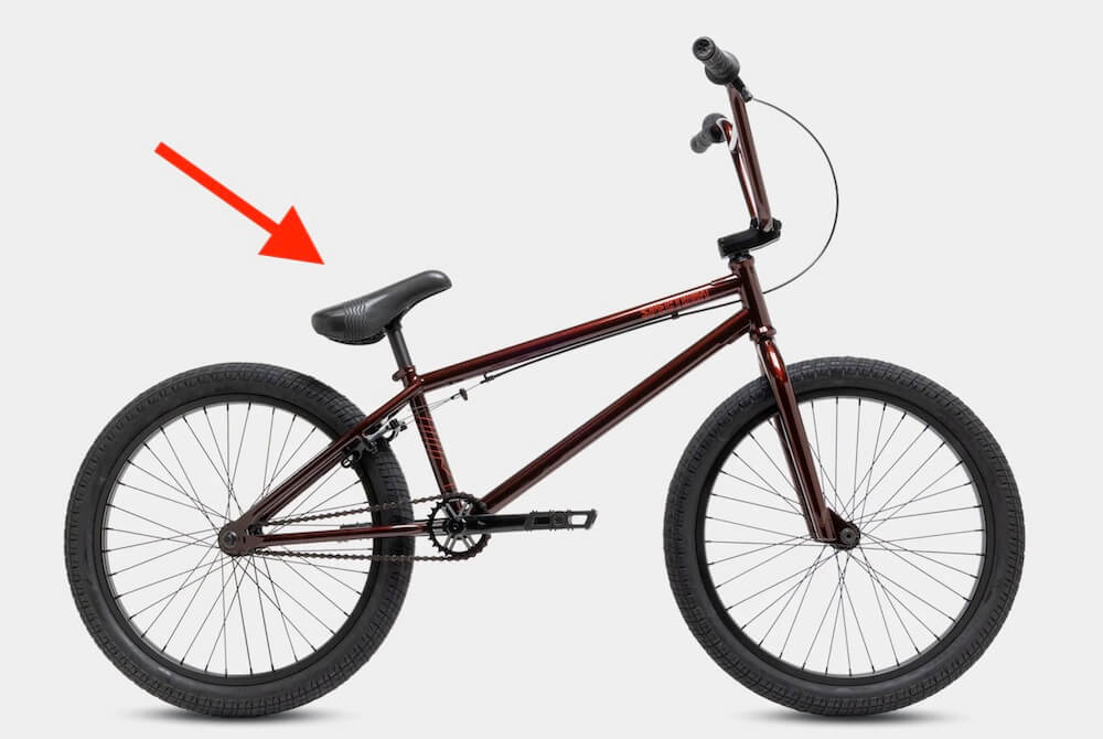 verde spectrum bmx 22 25 top tube