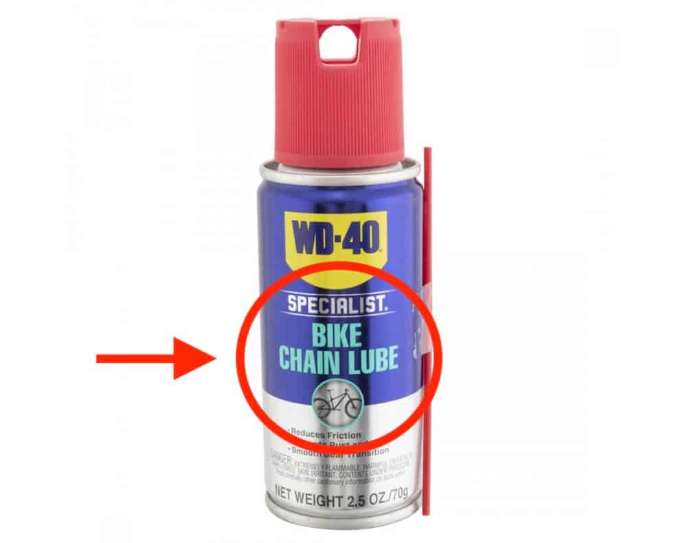 wd 40 bike chain lube