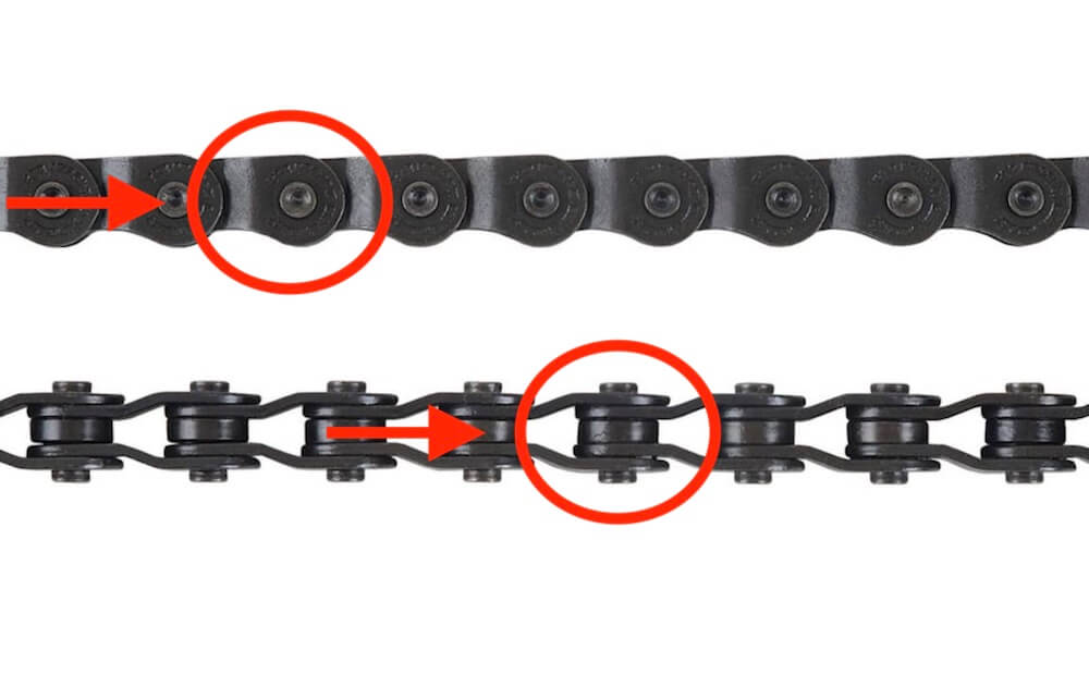 what if a half link bmx race chain