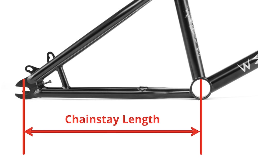 what is bmx bike chainstay length