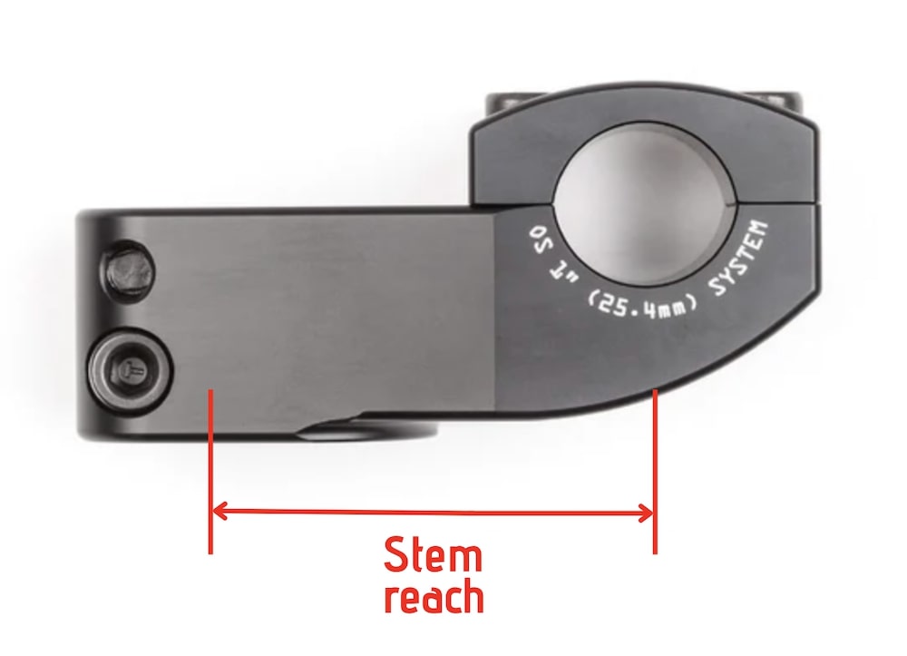 what is bmx stem reach