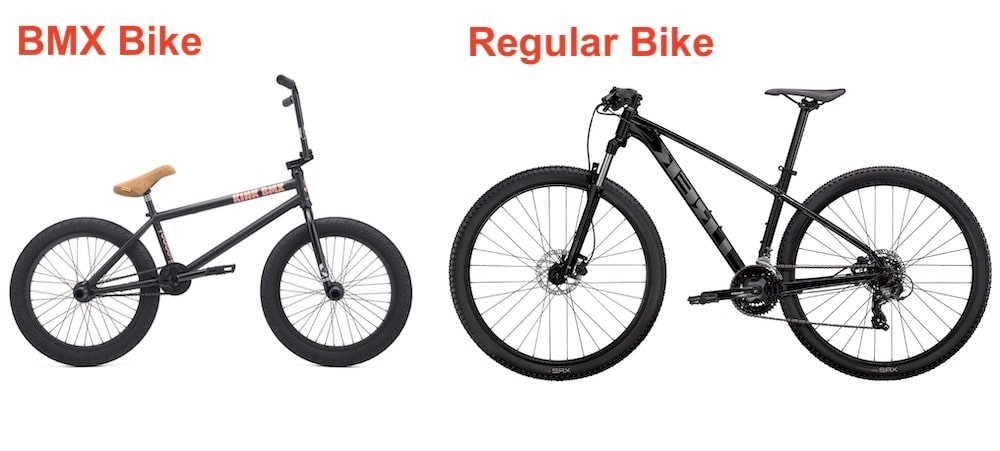 what makes a bmx different from a regular bike