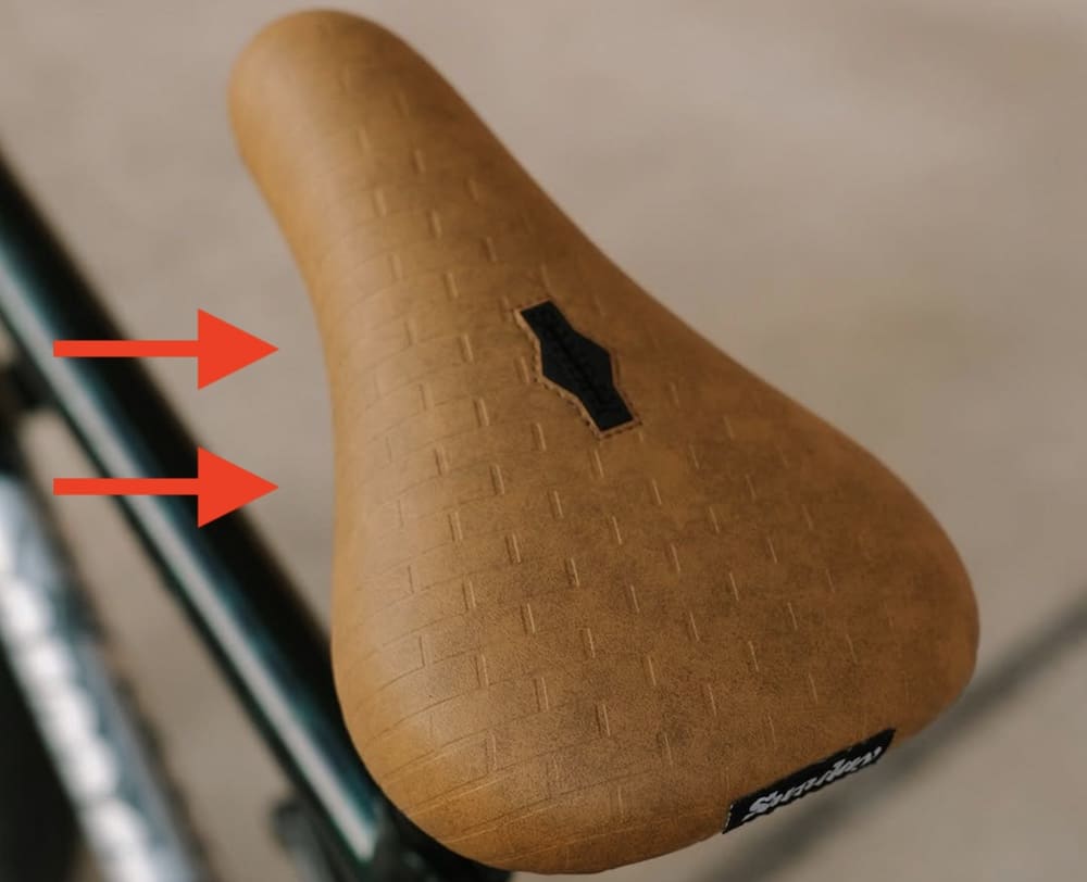 what makes a bmx seat more comfortable