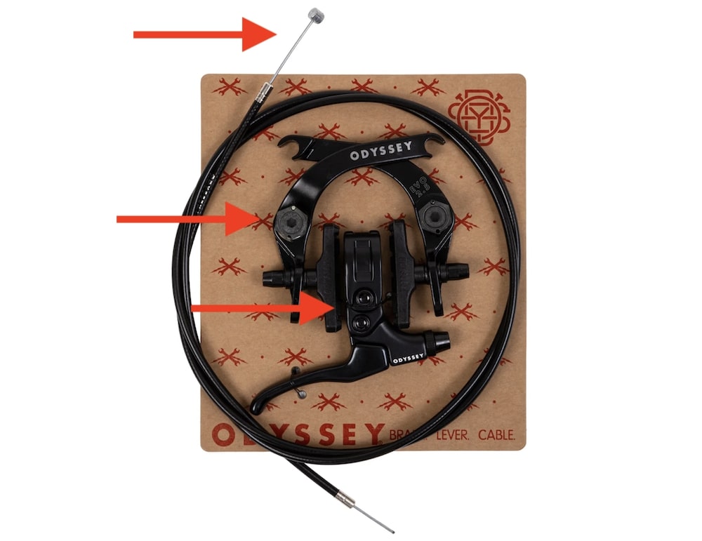 what you get in the evo 2.5 u brake kit