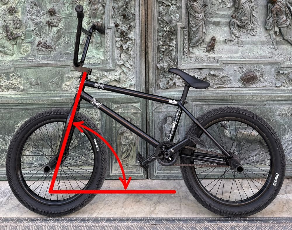 why does bike head tube angle matter