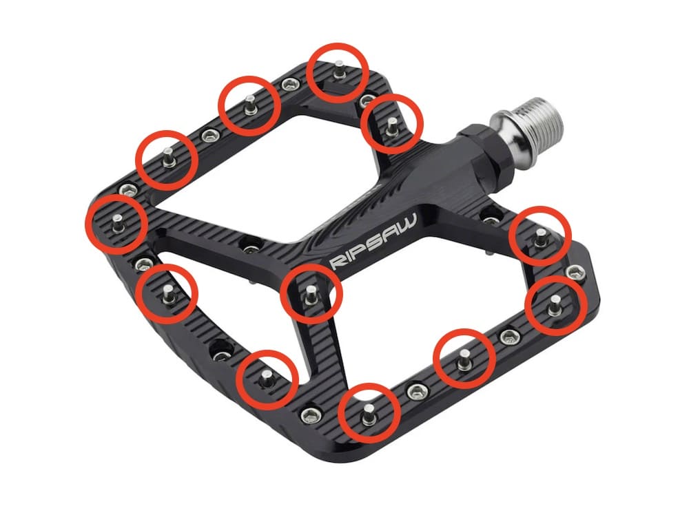 wolf tooth components ripsaw pedals 12 pins per side