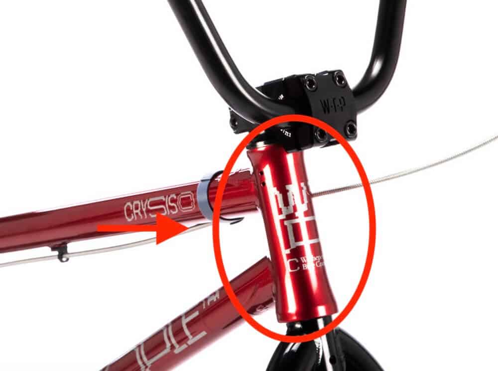 wtp crysis bmx tall head tube