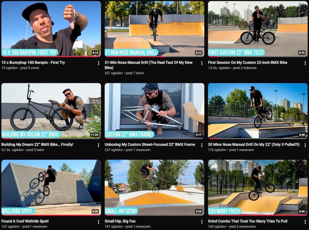 you will build an archive of your riding